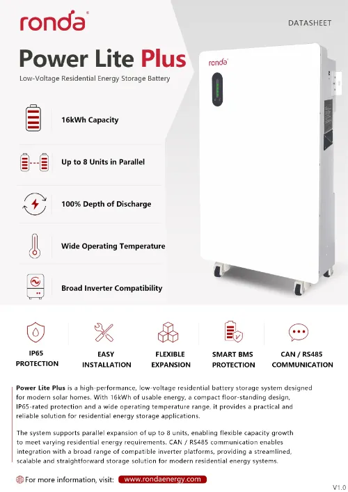 Power Lite Plus Datasheet