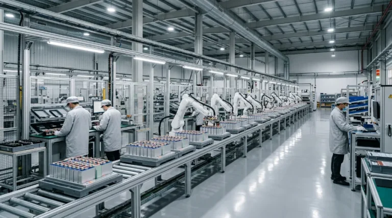 Inside the line: every pack is tested before it is packed